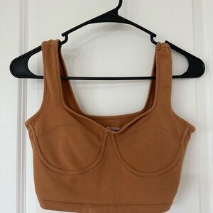 Wild Fable Brown Crop Top